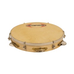 Pandeiro 9" bois - peau animale - Extra Light - Pro